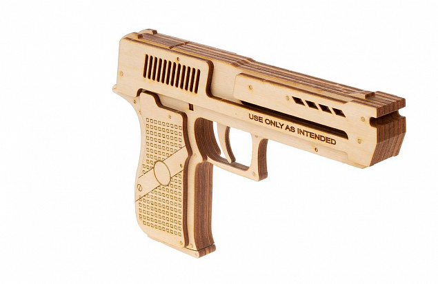 Механический конструктор «Пистолет» с логотипом  заказать по выгодной цене в кибермаркете AvroraStore