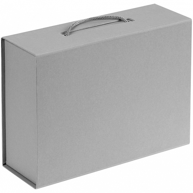 Коробка Matter, серая с логотипом  заказать по выгодной цене в кибермаркете AvroraStore
