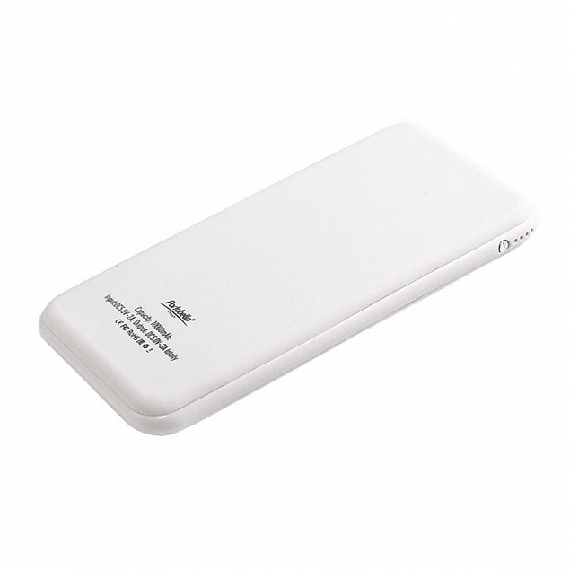 Внешний аккумулятор, Grand PB, 10000 mAh, белый, подарочная упаковка с блистером с логотипом  заказать по выгодной цене в кибермаркете AvroraStore