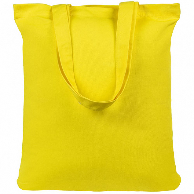 Холщовая сумка Avoska, желтая с логотипом  заказать по выгодной цене в кибермаркете AvroraStore