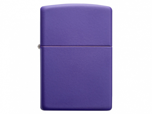 Зажигалка ZIPPO Classic с покрытием Purple Matte с логотипом  заказать по выгодной цене в кибермаркете AvroraStore