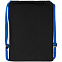 Рюкзак Nock, черный с синей стропой с логотипом  заказать по выгодной цене в кибермаркете AvroraStore