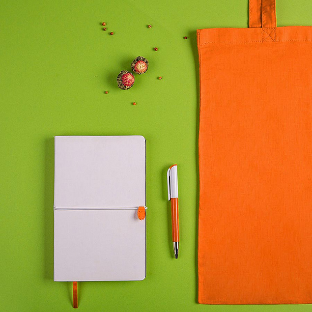Набор подарочный WHITEYOU: бизнес-блокнот, ручка, сумка с логотипом  заказать по выгодной цене в кибермаркете AvroraStore