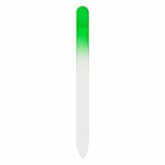 Стеклянная пилочка для ногтей,зеленый с логотипом  заказать по выгодной цене в кибермаркете AvroraStore