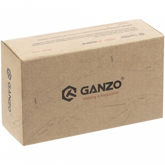 Мультитул Ganzo G202, серебристый с логотипом  заказать по выгодной цене в кибермаркете AvroraStore