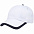 Бейсболка Honor, белая с темно-синим кантом с логотипом  заказать по выгодной цене в кибермаркете AvroraStore
