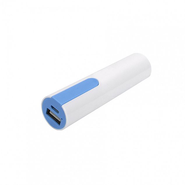 Универсальное зарядное устройство "A-PEN" (2000mAh), голубой с логотипом  заказать по выгодной цене в кибермаркете AvroraStore