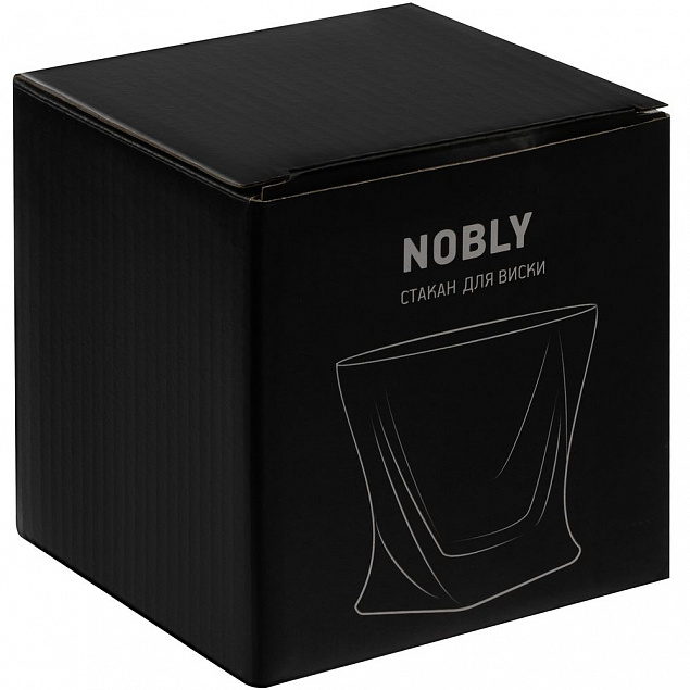 Стакан для виски Nobly с логотипом  заказать по выгодной цене в кибермаркете AvroraStore