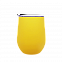 Кофер софт-тач CO12s (желтый) с логотипом  заказать по выгодной цене в кибермаркете AvroraStore