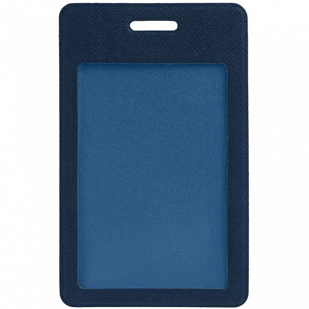 Чехол для карточки/пропуска Devon, синий с логотипом  заказать по выгодной цене в кибермаркете AvroraStore