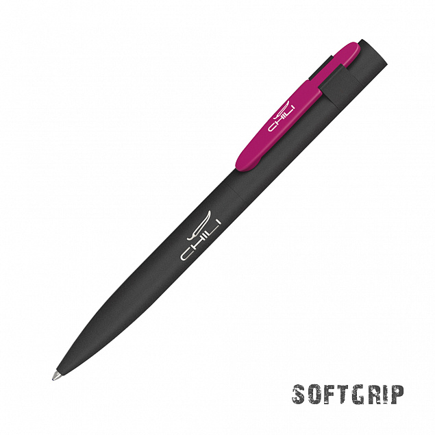 Ручка шариковая "Lip SOFTGRIP" с логотипом  заказать по выгодной цене в кибермаркете AvroraStore