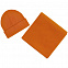Шапка Real Talk, оранжевая с логотипом  заказать по выгодной цене в кибермаркете AvroraStore