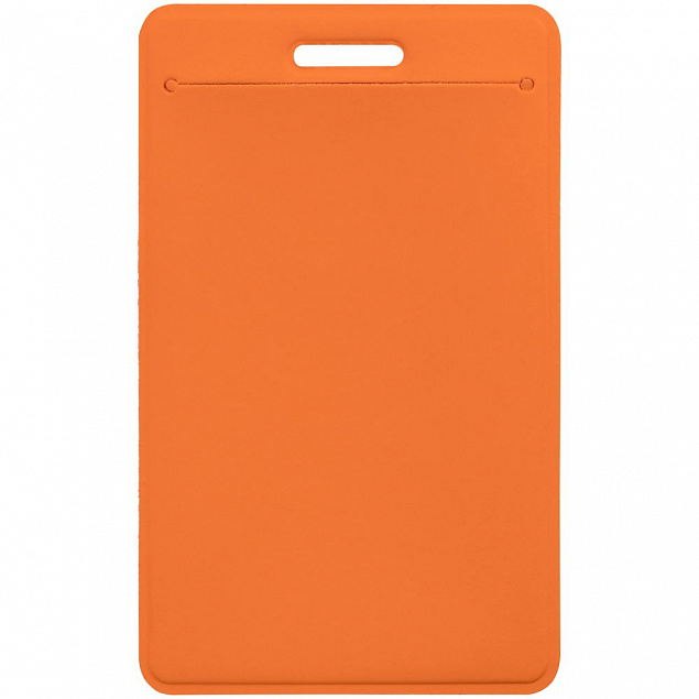 Чехол для пропуска Dorset, оранжевый с логотипом  заказать по выгодной цене в кибермаркете AvroraStore