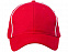 Бейсболка Break 6-ти панельная, красный/белый с логотипом  заказать по выгодной цене в кибермаркете AvroraStore