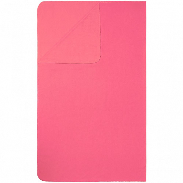 Дорожный плед Voyager, розовый (коралловый) с логотипом  заказать по выгодной цене в кибермаркете AvroraStore