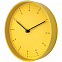Часы настенные Cleo, желтые с логотипом  заказать по выгодной цене в кибермаркете AvroraStore