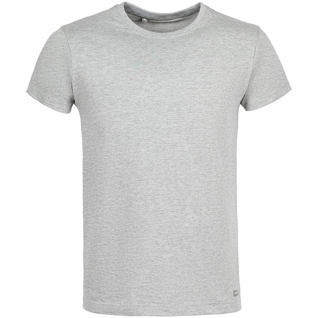 Футболка Firm Wear, серый меланж с логотипом  заказать по выгодной цене в кибермаркете AvroraStore