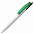 Ручка шариковая Bento, белая с синим с логотипом  заказать по выгодной цене в кибермаркете AvroraStore