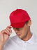 Бейсболка Harris, красная с логотипом  заказать по выгодной цене в кибермаркете AvroraStore