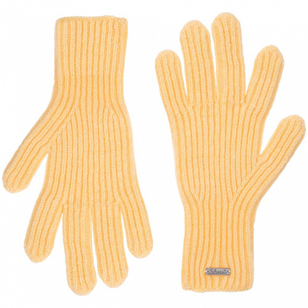 Перчатки Bernard, желтые с логотипом  заказать по выгодной цене в кибермаркете AvroraStore