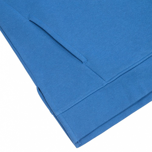 Худи оверсайз унисекс Tolla, синее (джинс) с логотипом  заказать по выгодной цене в кибермаркете AvroraStore