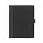 Папка А6 с блокнотом, черная с логотипом  заказать по выгодной цене в кибермаркете AvroraStore