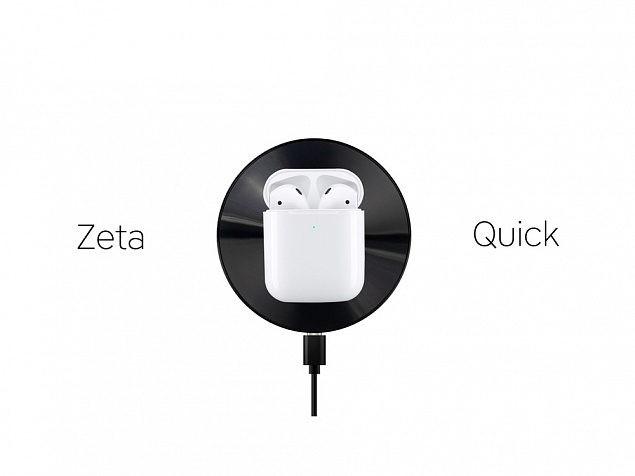 Беспроводное зарядное устройство NEO Zeta Quick с логотипом  заказать по выгодной цене в кибермаркете AvroraStore