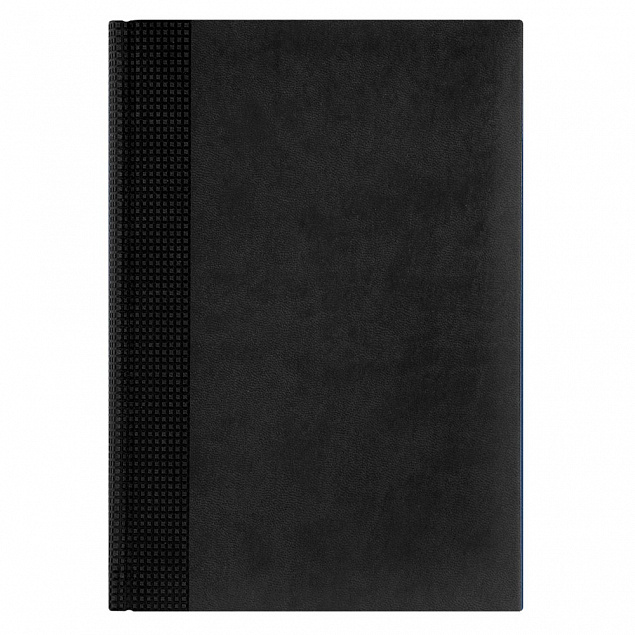 Ежедневник VELVET, А5, датированный (2020 г.), черный с логотипом  заказать по выгодной цене в кибермаркете AvroraStore