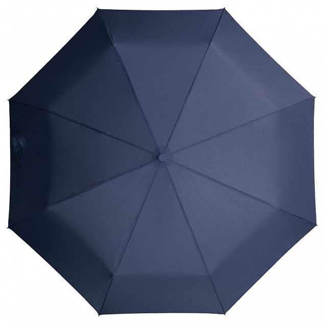Зонт складной Light, темно-синий с логотипом  заказать по выгодной цене в кибермаркете AvroraStore