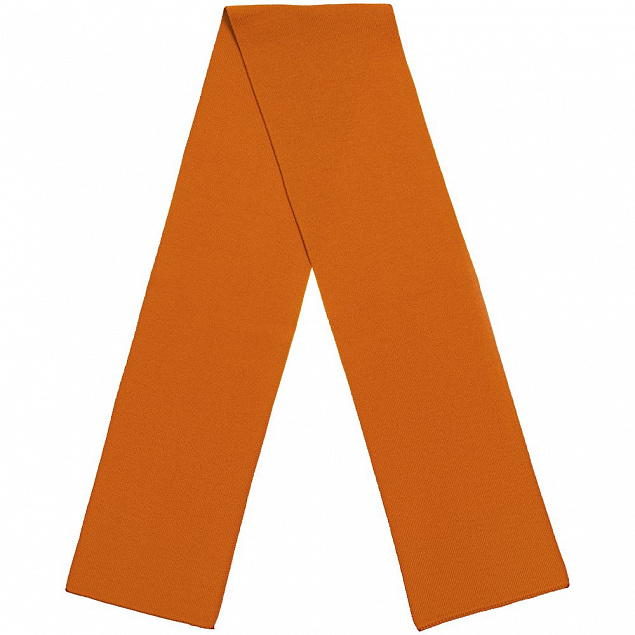 Шарф Real Talk, оранжевый с логотипом  заказать по выгодной цене в кибермаркете AvroraStore