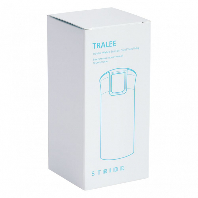 Термостакан Tralee, бирюзовый с логотипом  заказать по выгодной цене в кибермаркете AvroraStore