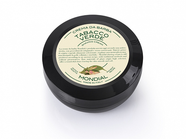 Крем для бритья «TABACCO VERDE» с ароматом зелёного табака, 75 мл с логотипом  заказать по выгодной цене в кибермаркете AvroraStore