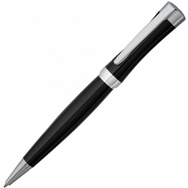 Ручка шариковая Desire, черная с логотипом  заказать по выгодной цене в кибермаркете AvroraStore