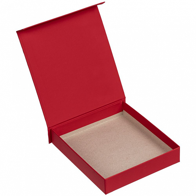 Коробка Bright, красная с логотипом  заказать по выгодной цене в кибермаркете AvroraStore