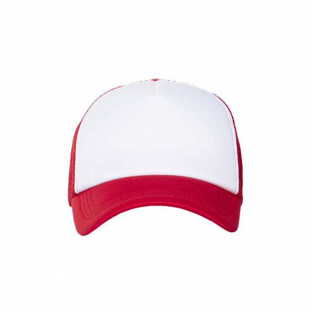 Бейсболка с сеткой STAN полиэстер, 33 Красный с логотипом  заказать по выгодной цене в кибермаркете AvroraStore