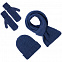 Шарф Nordkyn, синий меланж с логотипом  заказать по выгодной цене в кибермаркете AvroraStore