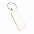 Брелок HORS в подарочной упаковке - Белый BB с логотипом  заказать по выгодной цене в кибермаркете AvroraStore