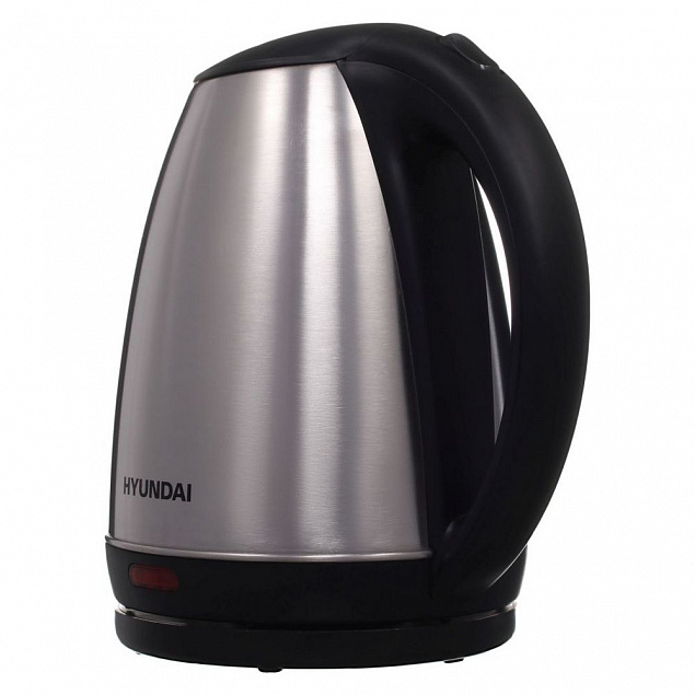 Чайник Drink Wink, серебристый с черным с логотипом  заказать по выгодной цене в кибермаркете AvroraStore