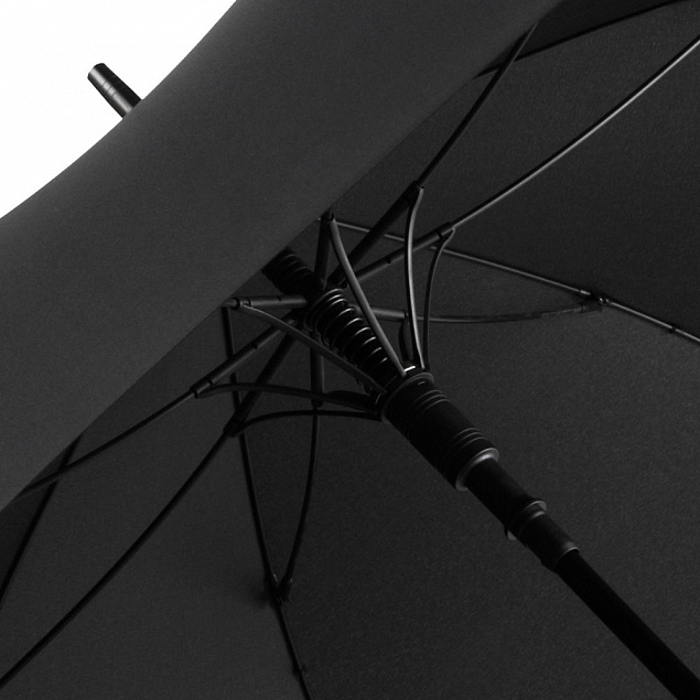 Зонт-трость Seam, светло-серый с логотипом  заказать по выгодной цене в кибермаркете AvroraStore
