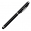 Шариковая ручка с лазерной указкой Supreme, черная с логотипом  заказать по выгодной цене в кибермаркете AvroraStore