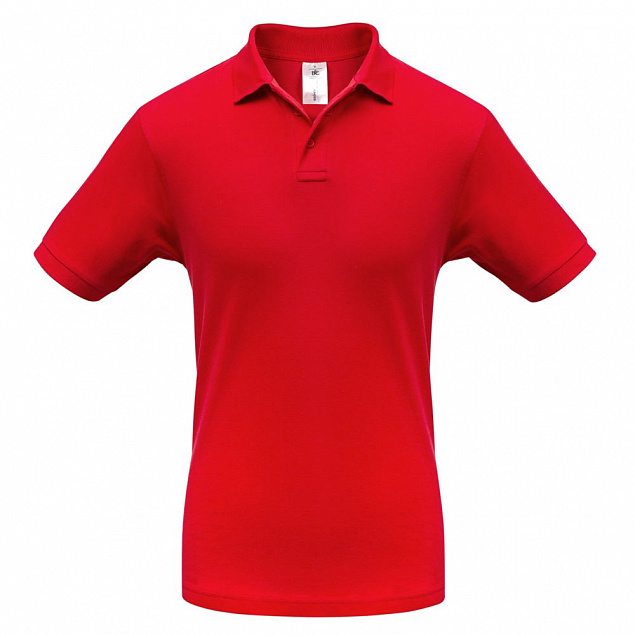 Рубашка поло Safran красная с логотипом  заказать по выгодной цене в кибермаркете AvroraStore