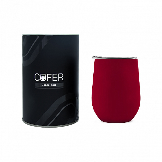 Набор Cofer Tube софт-тач CO12s black, красный с логотипом  заказать по выгодной цене в кибермаркете AvroraStore