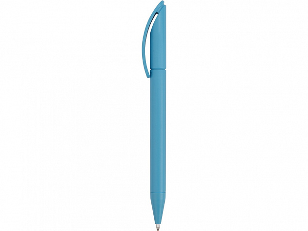 Ручка пластиковая шариковая Prodir DS3 TMM, голубой с логотипом  заказать по выгодной цене в кибермаркете AvroraStore