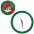 Часы настенные "ПРОМО" разборные ; красный, D28,5 см; пластик с логотипом  заказать по выгодной цене в кибермаркете AvroraStore