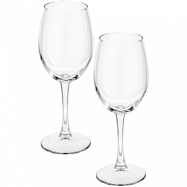 Набор из 2 бокалов для вина Classic с логотипом  заказать по выгодной цене в кибермаркете AvroraStore