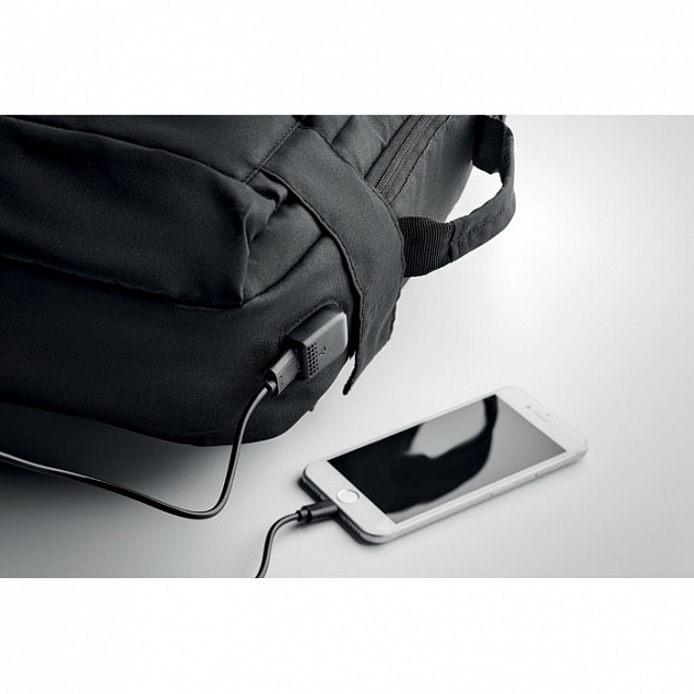 Рюкзак для ноутбука RPET 300D с логотипом  заказать по выгодной цене в кибермаркете AvroraStore
