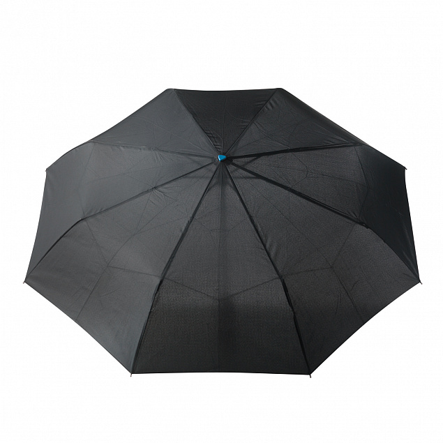 Складной зонт-автомат Brolly  21,5, синий с логотипом  заказать по выгодной цене в кибермаркете AvroraStore