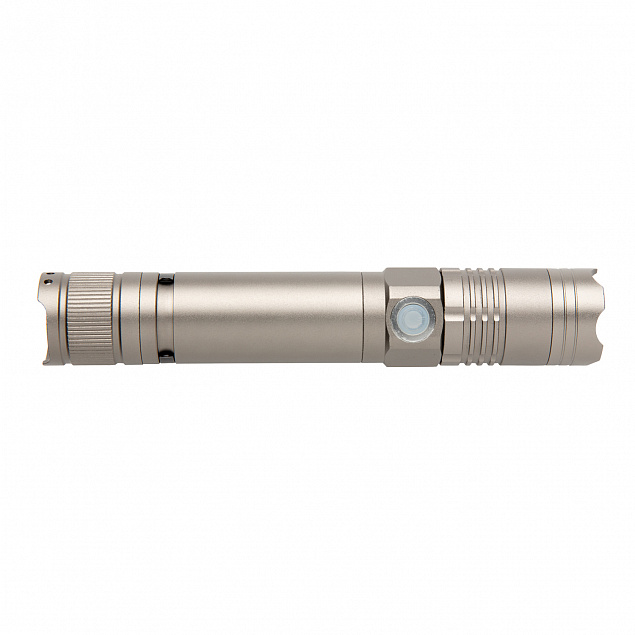 Аккумуляторный фонарь 3W с логотипом  заказать по выгодной цене в кибермаркете AvroraStore