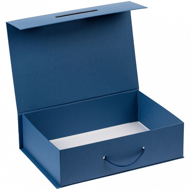 Коробка Matter, светло-синяя с логотипом  заказать по выгодной цене в кибермаркете AvroraStore