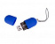 Флешка «Капсула», синяя, 8 Гб с логотипом  заказать по выгодной цене в кибермаркете AvroraStore